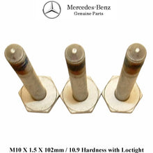 Load image into Gallery viewer, 3 X 1992-99 Mercedes W140 S Class Power Steering Gear Box Bolt 140 990 61 01