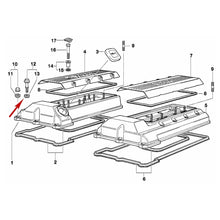 Load image into Gallery viewer, 6 X 1991-03 BMW 540i 740i 740iL M5 X5 Z8 Valve Cover Bolt Rubber Seal 1 721 879