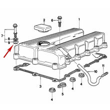 Load image into Gallery viewer, 1991-99 BMW 318i 318is 318ti Z3 L4 Valve Cover Bolt Rubber Seal 11 12 1 721 879
