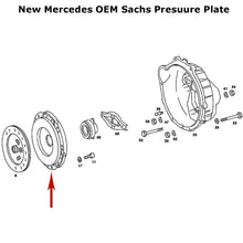 Load image into Gallery viewer, 1968-89 Mercedes 190D 190E 220 220D 230 240D Clutch Pressure Plate OEM Sachs
