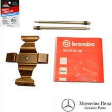 Load image into Gallery viewer, 2000-05 Mercedes ML500 ML55 AMG Front Brake Caliper Slide Pin Spring Lube Kit OE