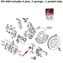 Load image into Gallery viewer, 2000-05 Mercedes ML500 ML55 AMG Front Brake Caliper Slide Pin Spring Lube Kit