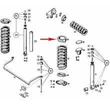 Load image into Gallery viewer, 1963-71 Mercedes 230SL 250SL 280SL Rear Coil Spring Upper 24mm Rubber Shim Pad