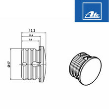 Load image into Gallery viewer, 2 X 1985-86 Porsche 928 Front Brake Caliper Slide Pin Bushing Cap 928 351 949 00