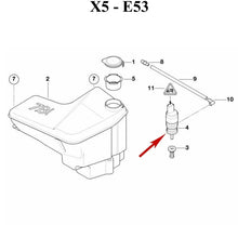 Load image into Gallery viewer, Windshield Washer Pump Front Rear 1997-17 BMW 3 5 7 M X Z OEM Continental VDO