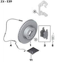 Load image into Gallery viewer, 2003-06 Mini Cooper and 2007-08 Cooper Convertible Rear Brake Pad Sensor BOWA