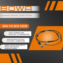 Load image into Gallery viewer, 1987-95 BMW 5 7 8 M5 M6 Front Rear Brake Pad Sensor 34 35 1 179 820 OEM BOWA