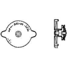 Load image into Gallery viewer, 1954-71 Mercedes 1 bar / 14.5 lb. Radiator Pressure Release Cap Small Tabs Mahle