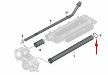 Load image into Gallery viewer, 1988-10 BMW 5 6 7 8 X5 Z8 34 X 4 Cooling Water Pipe Manifold O-rings 1 710 048