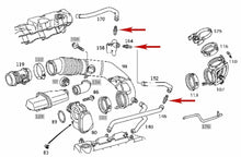 Load image into Gallery viewer, 1990-10 Mercedes C CL CLK G E ML S SL Crankcase Breather Hose Plastic Connector