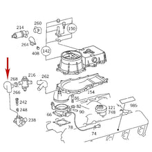 Load image into Gallery viewer, 1980 Mercedes 450 SEL SL SLC Idle Air Control Valve Air Distributor Flange Hose