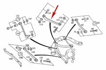 Load image into Gallery viewer, 1992-99 Mercedes 300 320 400 420 500 600 L R Rear Axle Tension Strut OE Mercedes