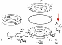 Load image into Gallery viewer, 70-74 Mercedes 280 300 350 450 SE SEL SL 3.5 4.5 Valve Cover to Air Filter Hose