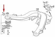 Load image into Gallery viewer, Rear Axle Sub Frame Front Rubber Mount Kit 1981-85 380 500 SE SEC SEL 300SD