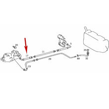 Load image into Gallery viewer, Fuel Inlet Hose to Fuel Distributor 1986-91 Mercedes 560 SEC SEL 126 470 35 75