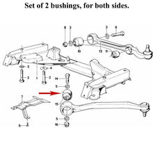 Load image into Gallery viewer, Front Control Arm to Sub Frame Axle Support 1983-89 535i 633CSi 635CSi M5 M6