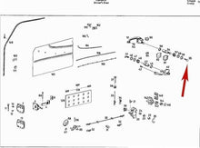 Load image into Gallery viewer, Door Handle Push Button Base Pad Tab Mercedes Ponton 180 190 219 220