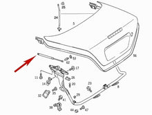 Load image into Gallery viewer, 2 X Trunk Support Gas Shock Strut Mercedes SLK230 SLK320 SLK32 AMG 170 750 00 36