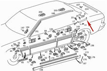 Load image into Gallery viewer, Left C Pillar Molding Mercedes W124 260 300 400 500 E D 320 420 124 698 01 30