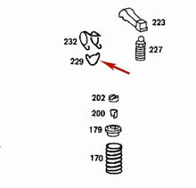Load image into Gallery viewer, Camshaft Rocker Arm Clip Spring Mercedes 220 230 250 280 S SE SL 130 993 00 25