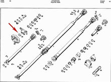 Load image into Gallery viewer, Drive Shaft Front Rubber Alignment Bushing Seal 1955-69 Mercedes all Models