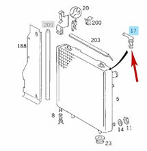 Load image into Gallery viewer, Radiator Overflow Plastic Nipple Repair Fitting Mercedes BMW Porsche Audi