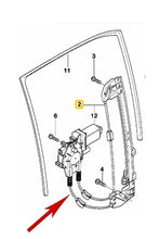 Load image into Gallery viewer, OE Right Rear Door Window Lifter & Motor 1999-03 BMW E39 525i 528i 530i 540i M5