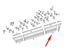 Load image into Gallery viewer, New Left Rear Door Matt Brown Trim Molding Mercedes 380SE 300SD 126 690 25 40