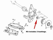 Load image into Gallery viewer, 2 X Lemforder Rear Control Arm Bearing Carrier Bushings Mercedes 204 352 00 27