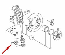 Load image into Gallery viewer, Heavy Duty Rear Axle Support Ball Joint 1998-05 Mercedes W163 ML 163 350 01 13