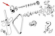 Load image into Gallery viewer, Water Pump Fan Belt Pulley 1956-62 Mercedes 180 a b c 190 b 220S 121 205 01 10
