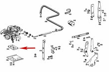 Load image into Gallery viewer, Pair Carburetor Base Flange Fiber with Gaskets 1967-72 Mercedes 230 250 280S