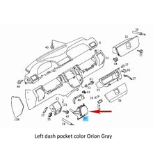 Load image into Gallery viewer, New Orion Grey Left Side Dash Pocket 2000-05 Mercedes ML 320 350 430 500 55 AMG