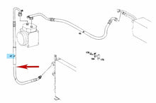 Load image into Gallery viewer, New A/C Compressor to Condenser Hose with Fittings 1974-76 Mercedes 280 280C