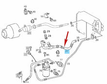 Load image into Gallery viewer, A/C Air Conditioning Suction Line to Expansion Valve 1998-03 W202 C & W208 CLK
