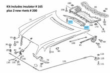 Load image into Gallery viewer, Air Duct Engine Hood Dampening Insulation 1999-02 Mercedes E55 AMG 210 682 31 28