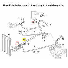 Load image into Gallery viewer, CRP Power Steering Hose Fluid from Container to Cooling Coil 1997-03 BMW 540i