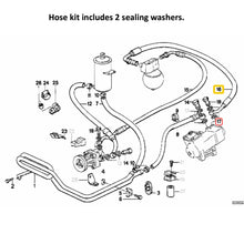Load image into Gallery viewer, German Cohline Power Steering Pressure Hose 1988-94 BMW 750iL 32 41 1 139 507