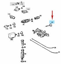 Load image into Gallery viewer, New Heater & Air Conditioning Blower Knob 1968-73 Mercedes 220 220D 230 250 280