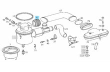 Load image into Gallery viewer, New Mercedes 200 220 220D 220b 230 240D Flexible Rubber Air Cleaner Hose Boot
