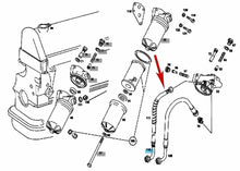 Load image into Gallery viewer, New German OEM Cohline Engine Oil Cooler Hose Line 1974-76 230.4 115 187 07 82