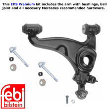 Load image into Gallery viewer, Febi Right Front Lower Control Arm Kit with Hardware 1984-86 190E 1984-89 190D