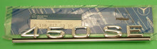 Load image into Gallery viewer, New Mercedes "450SE" Trunk Lid Insignia Emblem Badge 1973-76 Mercedes 450SE