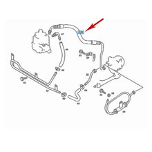 Load image into Gallery viewer, Genuine Mercedes High Pressure Power Steering Hose 1982-91 W126 380 420 500 560