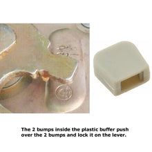 Load image into Gallery viewer, 4 Genuine 1966-89 BMW Door Lock Latch Buffer Difficult Hard to Shut Slam Repair
