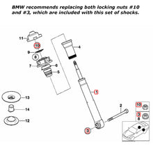 Load image into Gallery viewer, Pair Sachs Super Touring Rear Shock Absorbers for 1999-03 BMW E39 540i Wagon