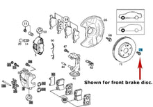 Load image into Gallery viewer, 4 Front or Rear Brake Disc Mounting Lock Set Screw with Loctite 1981-03 Mercedes