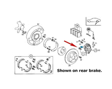 Load image into Gallery viewer, 2 X Rear Brake Caliper Mounting Screw Bolt with Locking Flange 1984-11 Mercedes