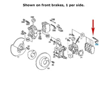 Load image into Gallery viewer, 2 X German Front or Rear Brake Pad Wear Sensor 1982-95 Mercedes W126 W124 W201