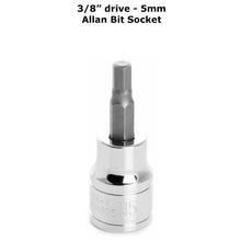 Load image into Gallery viewer, 3//8" Drive 5mm Allan Hex Bit Socket Tool for Mercedes Brake Set Screw